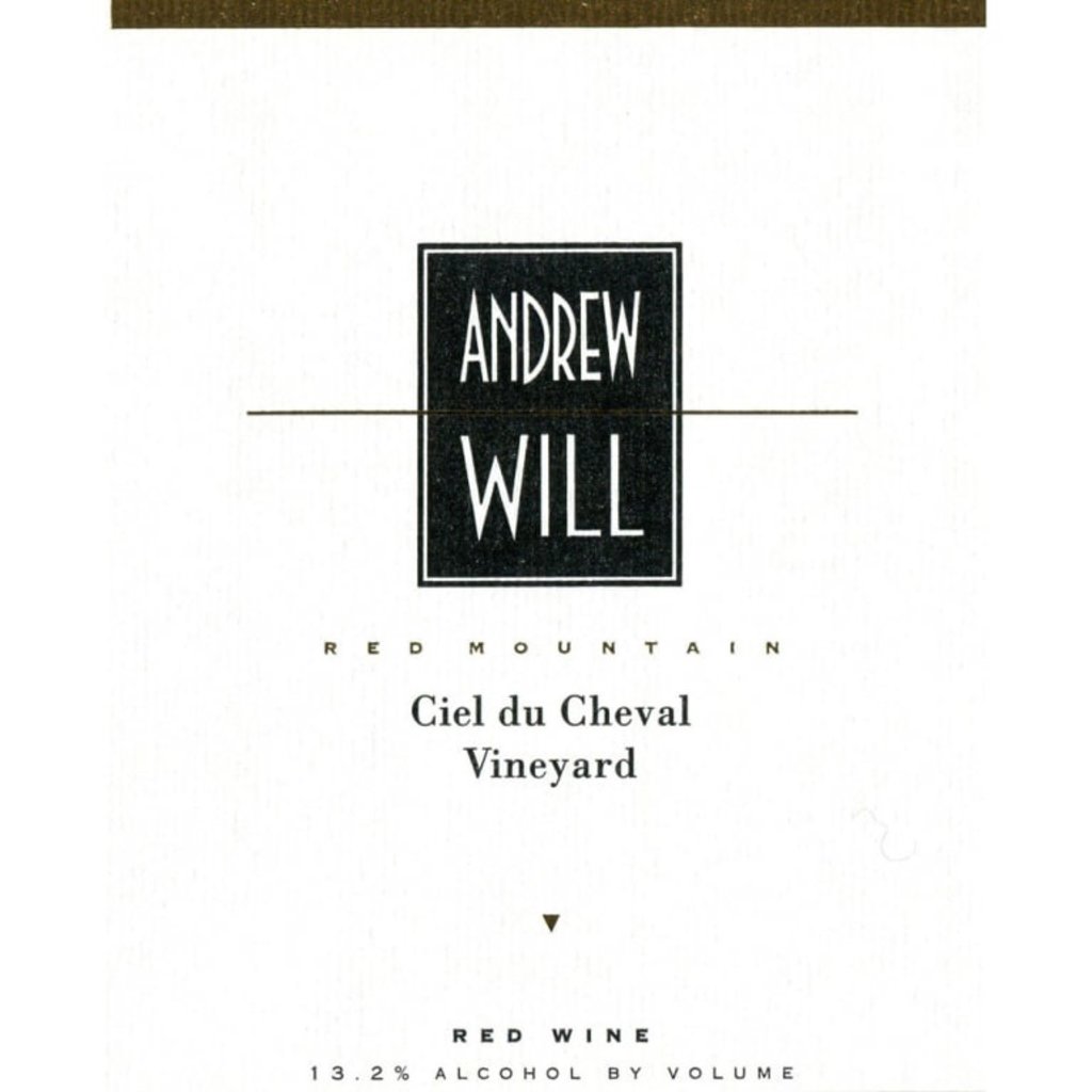 Andrew Will Winery Ciel du Cheval Red 2018