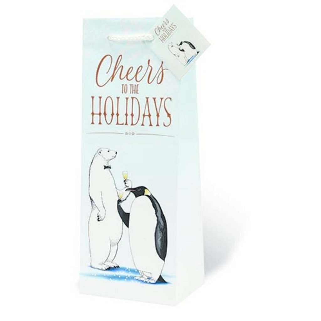 Cheers to the Holidays Single Gift Bag
