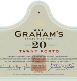 Grahams 20 yr Old Tawny