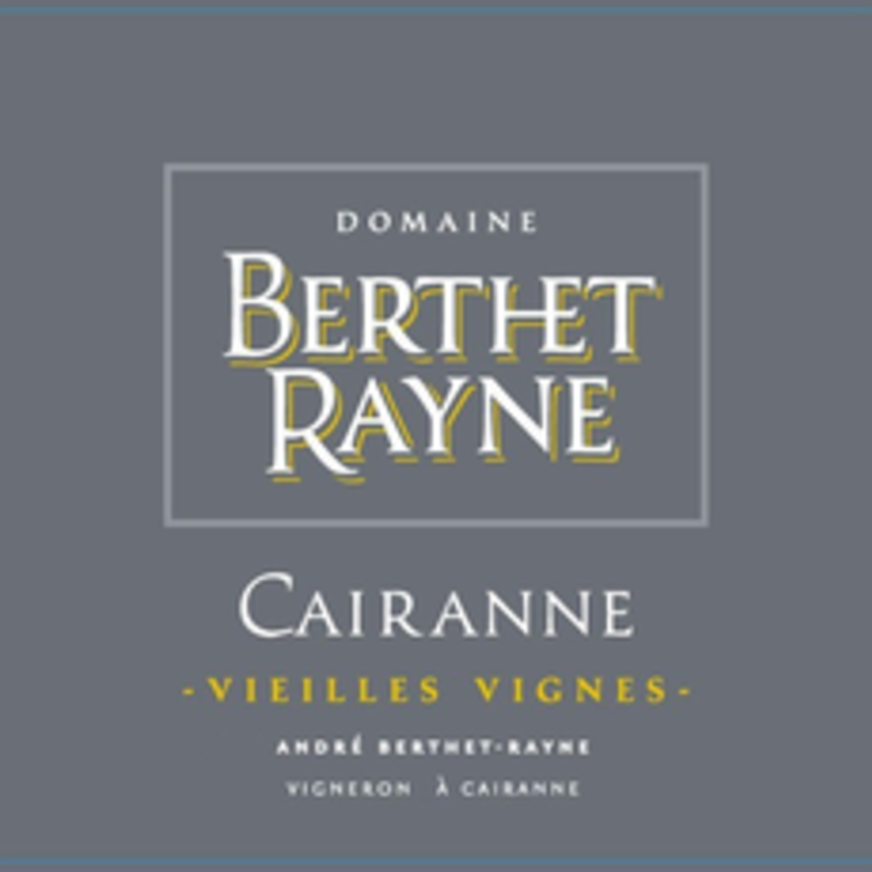Andre Berthet-Rayne Cairanne Vielles Vignes Rouge 2019
