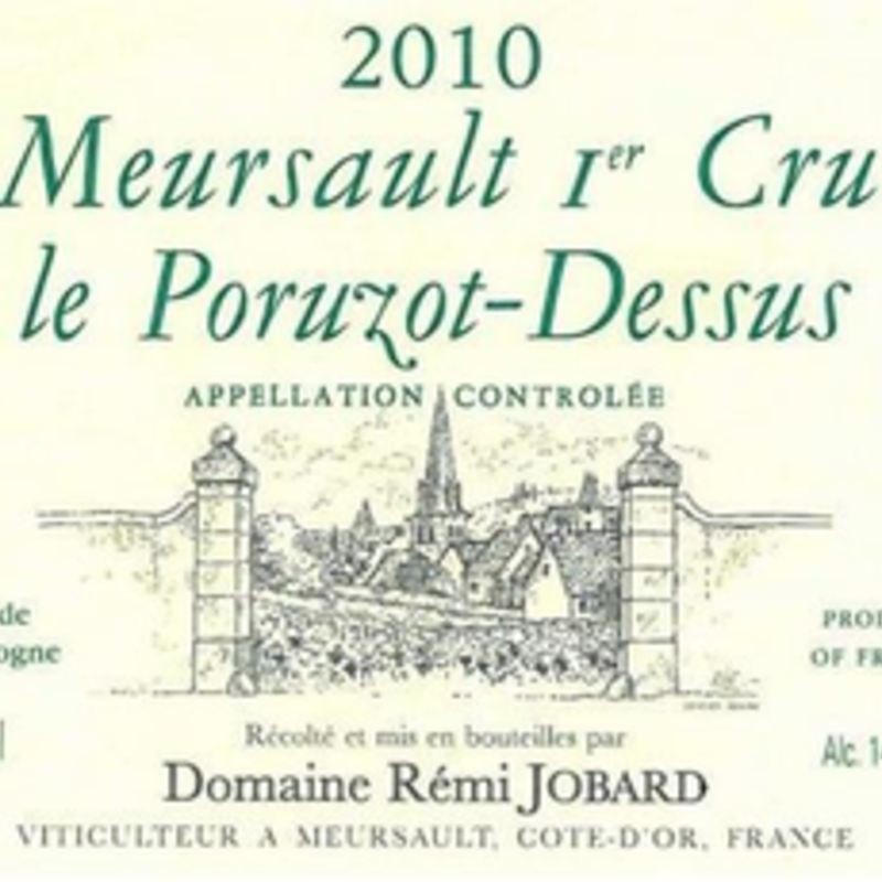 Remi Jobard Meaursault Le Poruzot-Dessus 1er Cru 2019