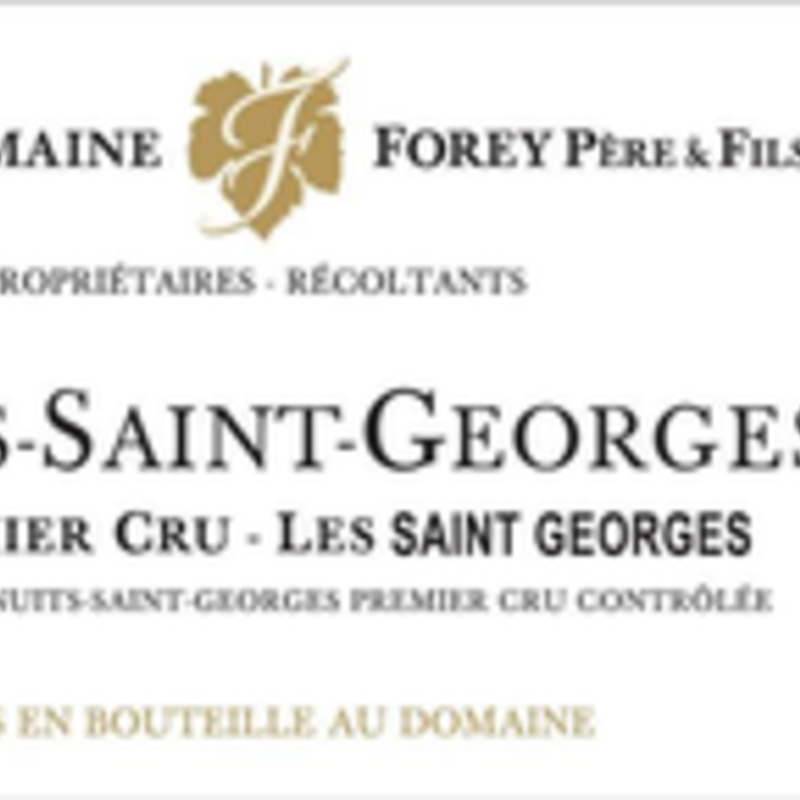 Domaine Forey Pere & Fils Nuits Saint Georges 1er Cru “Les Saint Georges” 2019