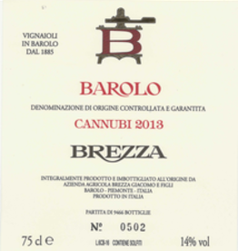 Brezza Cannubi Barolo 2019