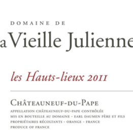 La Vieille Julienne Chateauneuf du Pape les Hauts-lieux 2019