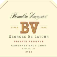 Beaulieu Vineyard Georges de Latour Private Reserve Napa Cabernet Sauvignon 2018
