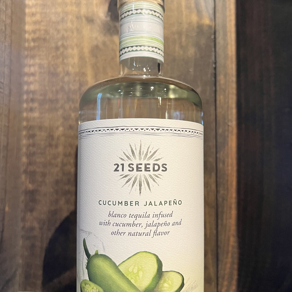 21 Seeds Cucumber Jalapeno Tequila 750ml Bin 201 Wine + Spirits