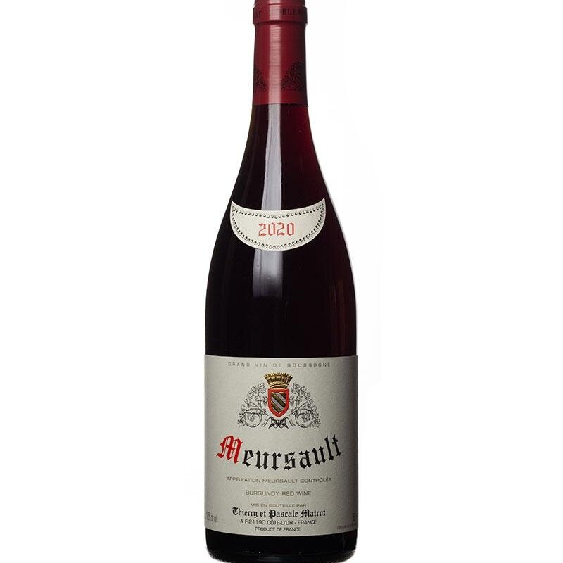 Thierry et Pascale Matrot Meursault Rouge 2020