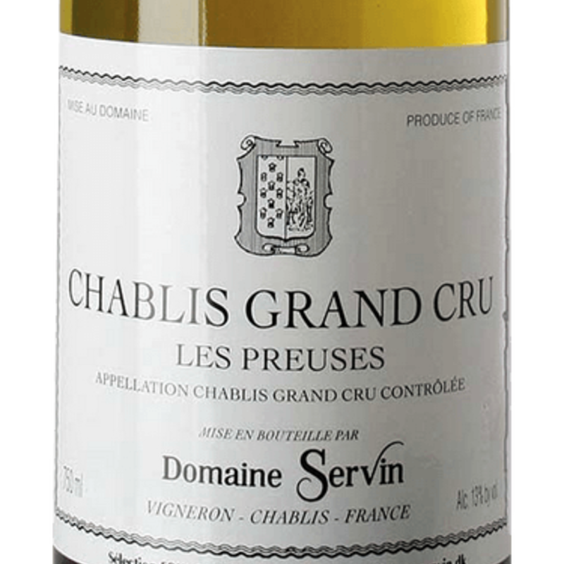 Domaine Servin Chablis Grand Cru Les Preuses 2021