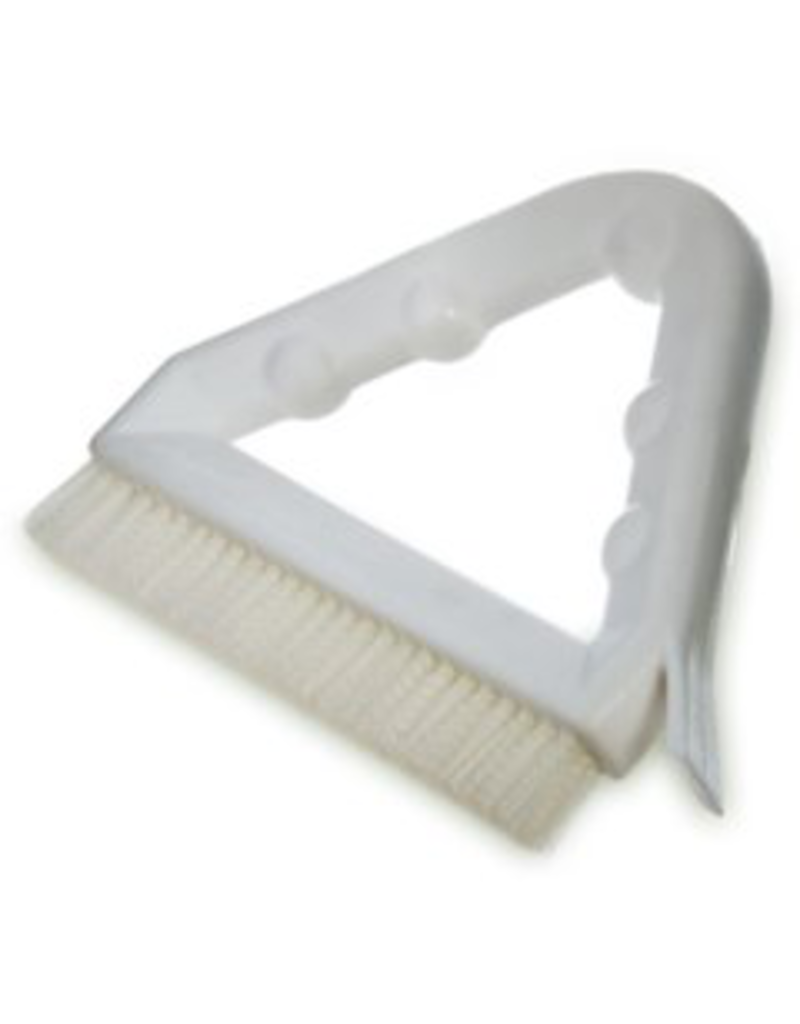 CleanHub Brush - Grout W/Scraper - Triangle Handle