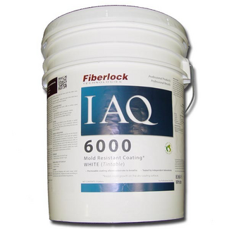 Fiberlock Technologies IAQ 6000 - Mold Resistant Coating - White - 5 Gallon