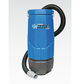 HEPA Raven 10-Quart Backpack Vacuum w/ 5 pc. Standard Tool Kit and Power Head - 1340 watts, 150 CFM, 1.5 HP, 1-Stage Motor"