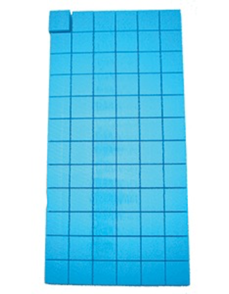 Case of Blocks Blue Foam 12 Sheets (1008 Individual Blocks