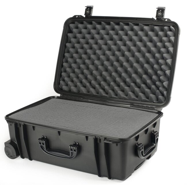 Petoskey Plastics Large Case, Protective W/Foam & Wheels