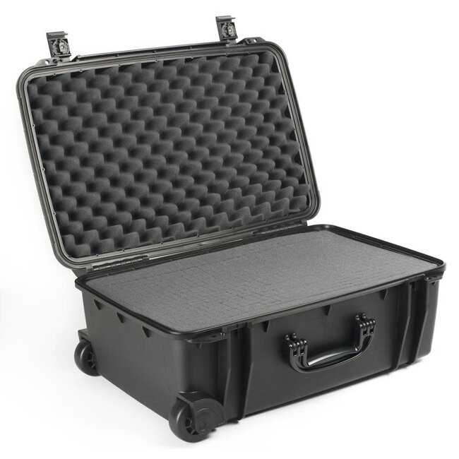 Petoskey Plastics Large Case, Protective W/Foam & Wheels