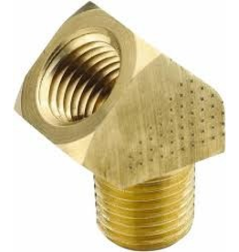 Parker Brass - 1/4 45 STREET ELBOW