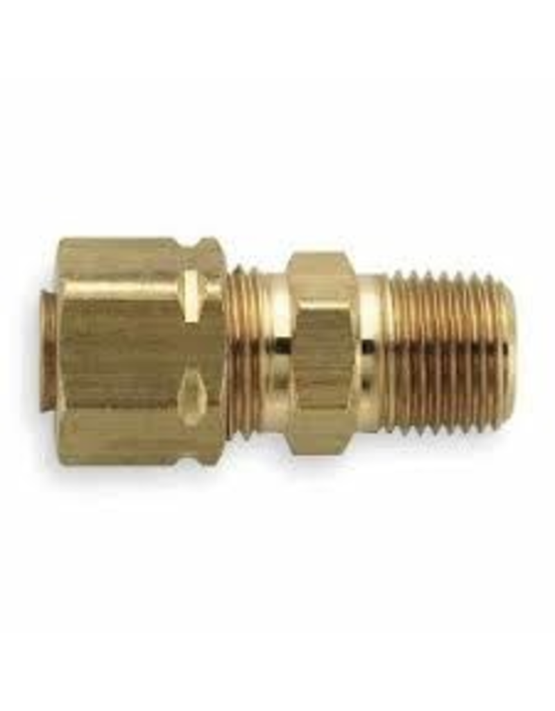 Parker Brass - 3/16 X 1/8 - COUPLING MALE TUBE  X MPT
