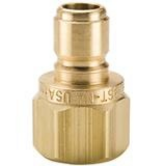 Parker PLUG - MALE FLOW THROUGH QD 3/8" FPT BRASS