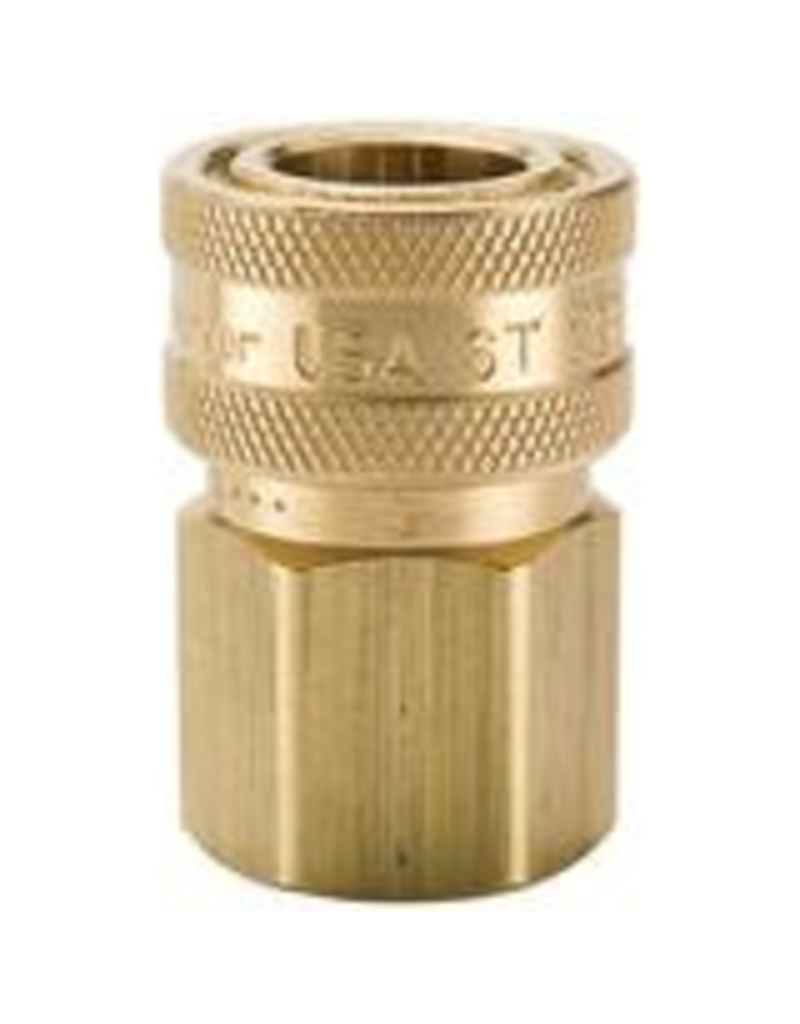 Parker SOCKET - FEMALE FLOW THROUGH QD 3/8" FPT BRASS