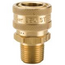 Parker SOCKET - FEMALE FLOW THROUGH QD 1/4" MPT BRASS