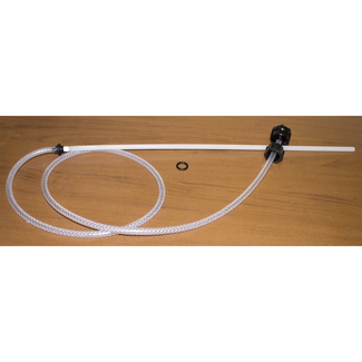 Solo Pressure Hose Assembly - 4" Clear, Nylon Reinforced Solo