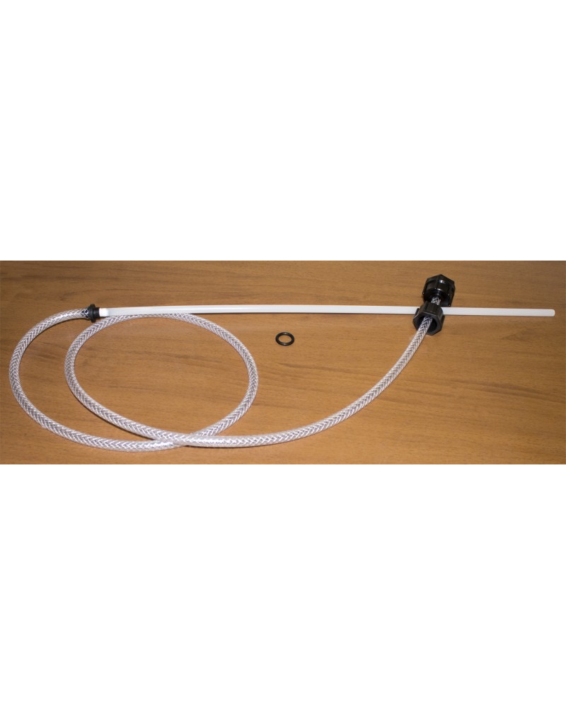 Solo Pressure Hose Assembly - 4" Clear, Nylon Reinforced Solo