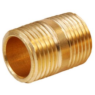 Parker Brass - 3/8 CLOSE NIPPLE