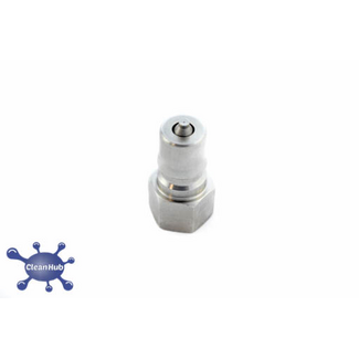 Fosters QD Male STAINLESS - 1/4" FPT - S/S Tip Viton - MADE IN USA