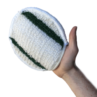 Hand Bonent,  8" W/Green Stripe
