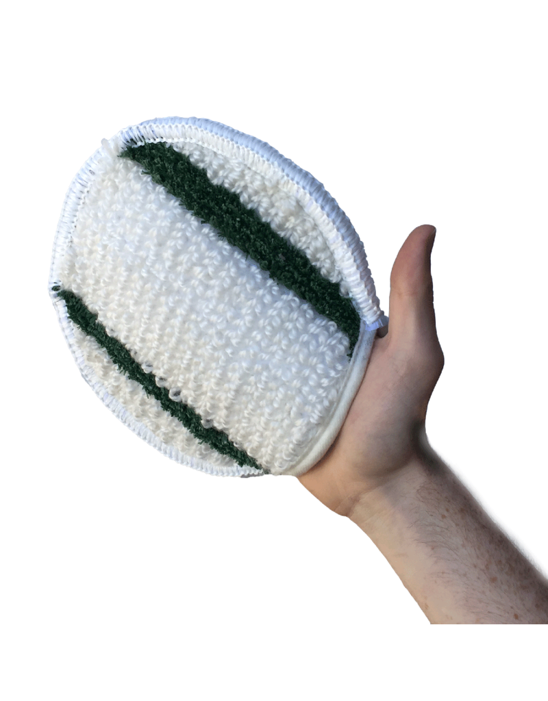 CRW SUPPLY Hand Bonent,  8" W/Green Stripe
