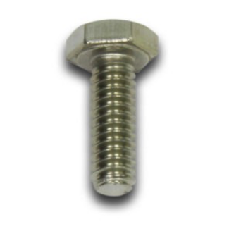 BOLT, 1/4-20 X 3/4” HEX HEAD, SS