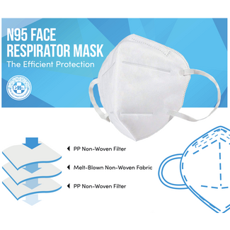 CleanHub Face Mask N95, Case 10 Pack