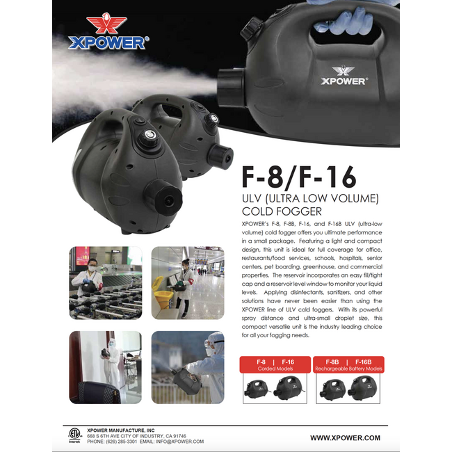 xPower Battery Xpower ULV Cold Fogger 54oz