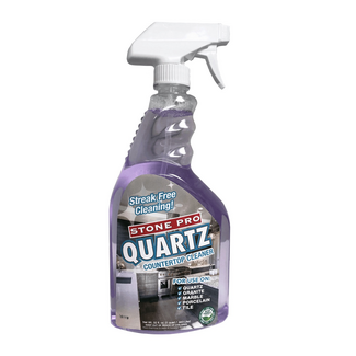 StonePro Quartz Countertop Cleaner, 1 Quart (Clean & Seal)