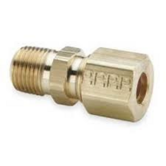 Parker BRASS - 1/4"MPT X 1/4" COMP