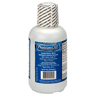 CleanHub Replacement,  16oz Eye Wash Bottle Only