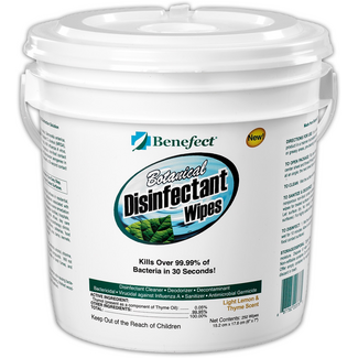 Benefect Benefect® Botanical Disinfectant Wipes, Pail 250 Count