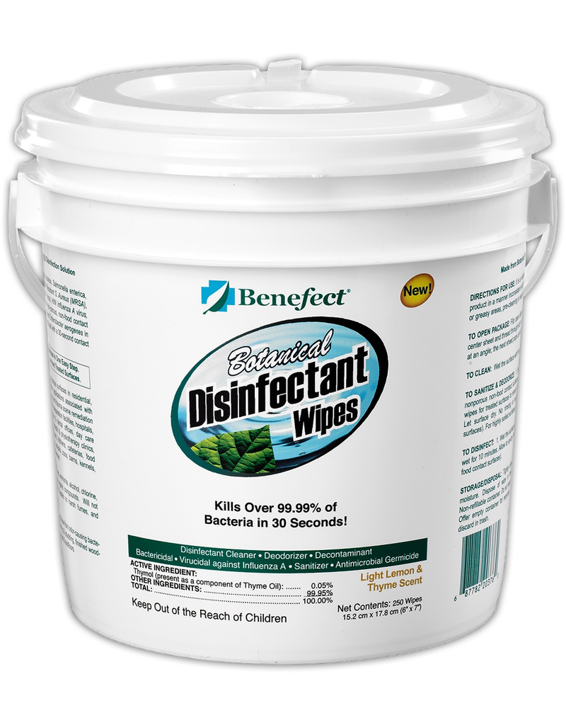 Benefect Benefect® Botanical Disinfectant Wipes, Pail