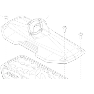 LEGEND BRANDS, INC Vac Head Top, Clear for Aqua Helix