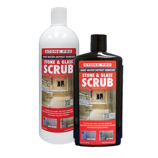 StonePro Stone and Glass Scrub - Hard Water Deposit Remover - 32oz