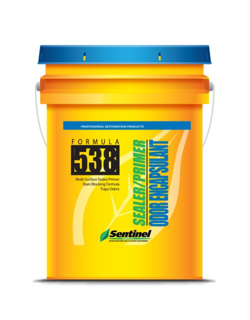 Sentinel Products INC. Sentinel 538 Smoke & Odor Encapsulant CLEAR - 5 Gal Pail