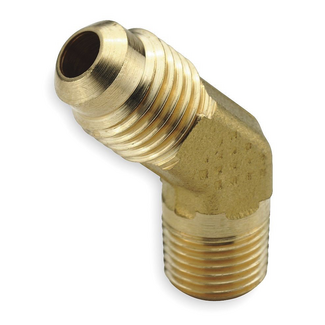Parker Brass - Elbow 45DEG 1/4 Flare X 1/8 MPT