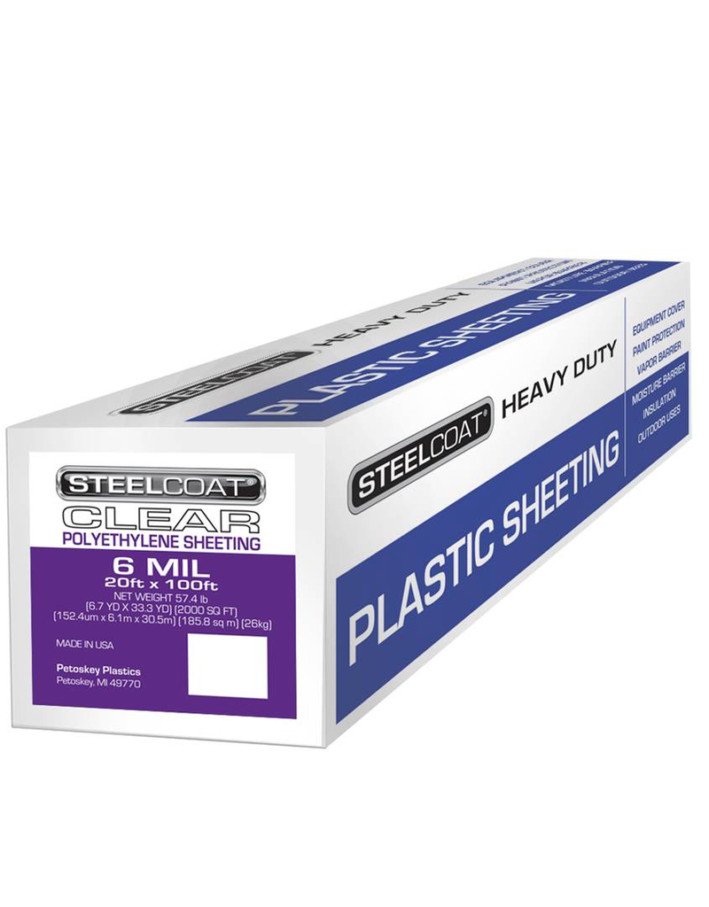 Clear Poly - 6 Mil - 10' x 100'