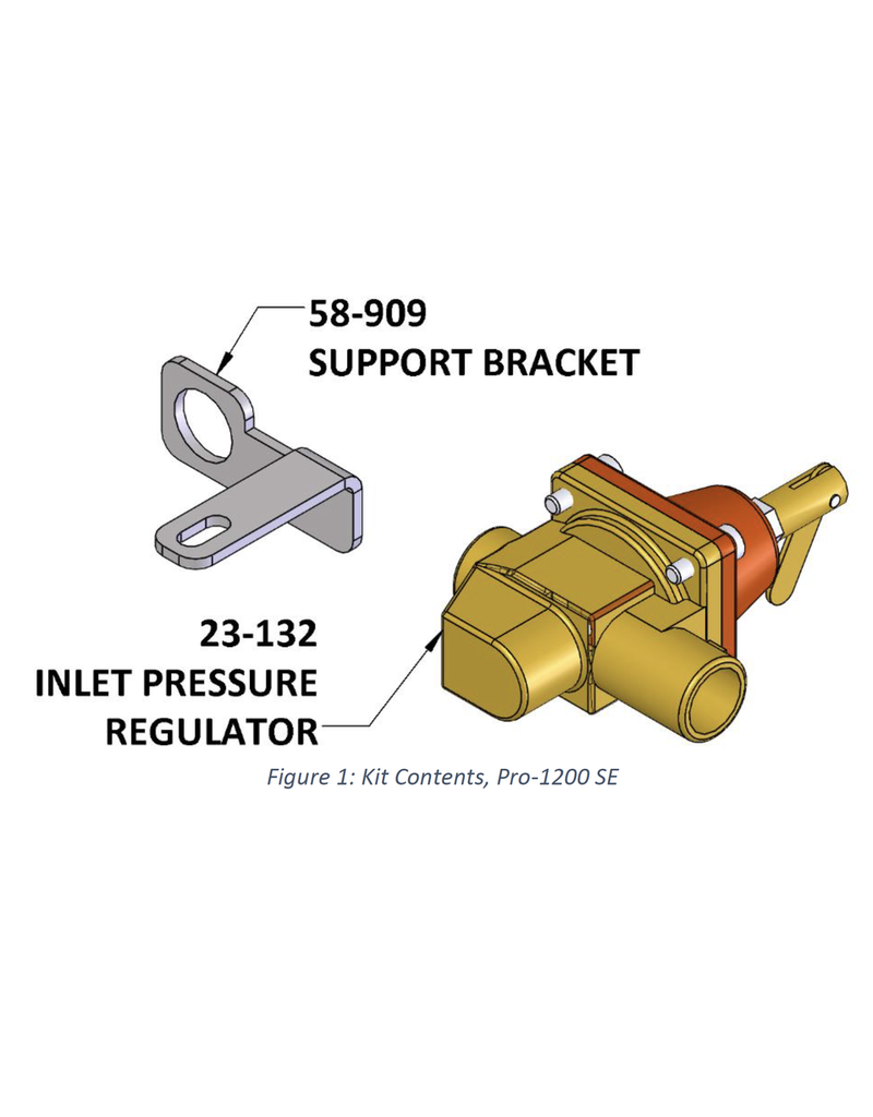 Sapphire Scientific Incoming Pressure Regulator (Sapphire)