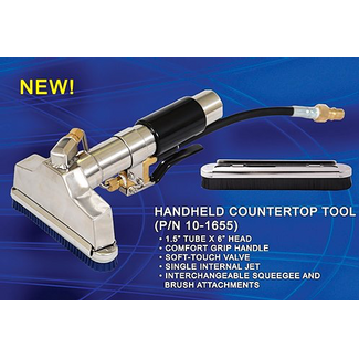 Westpak USA HAND HELD COUNTERTOP TOOL, WESTPAK, W/SQUEEGEE & BRUSH ATTACHMENTS
