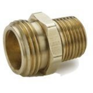 Parker Brass - 3/4 X 3/8 MALE GARGEN HOSE X MPT