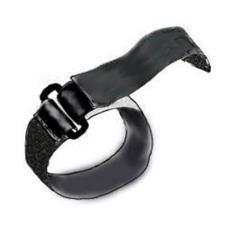 CleanHub VELCRO STRAP W/BUCKLE - 1 1/2" X 12" D-RING HANDI-TIE