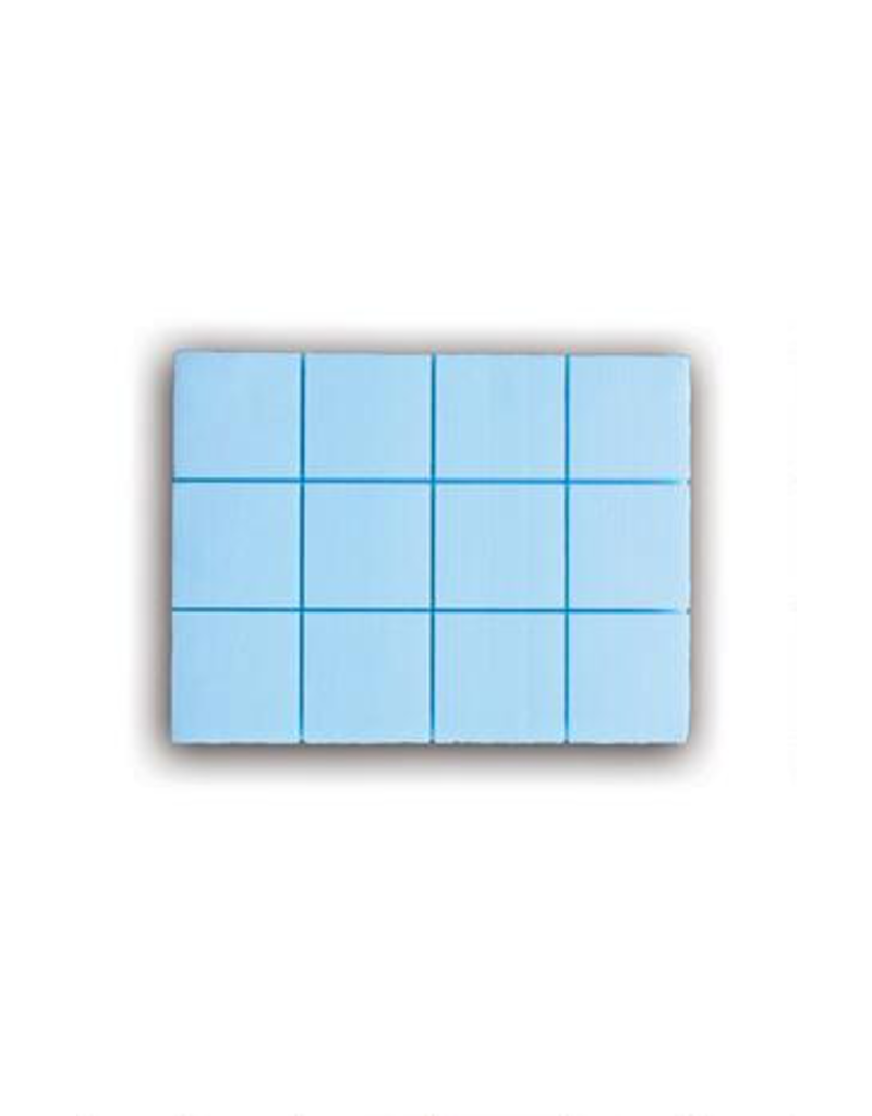 CleanHub Blue or White Blocks - Foam 1 Sheet (84 Individual Blocks)