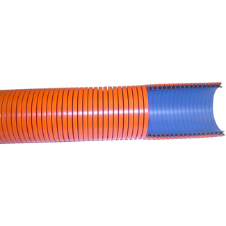 CleanHub Hose, Vac Flexible 2" X 50' | Orange
