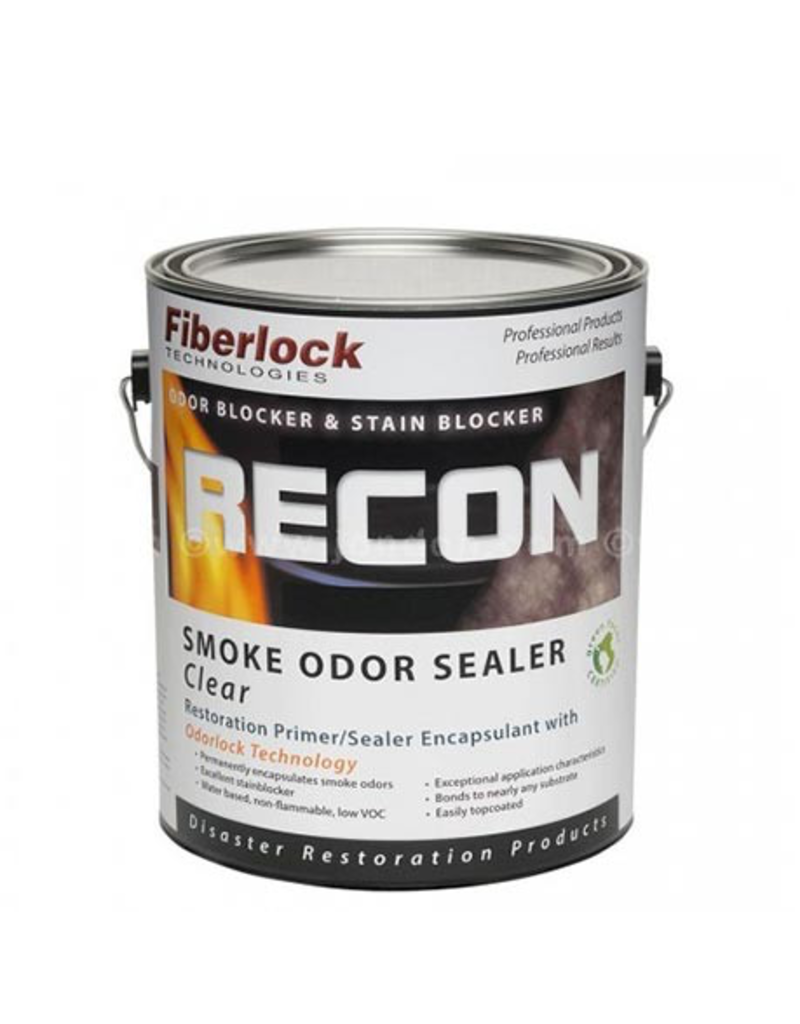 Fiberlock Technologies RECON - Smoke Odor Sealer - Clear - 1 Gallon