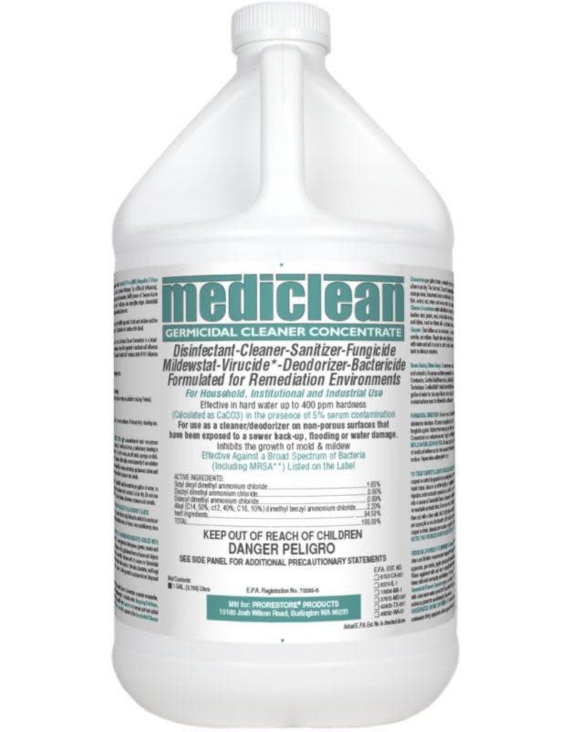 Pro Restore MediClean Germicidal Cleaner 1 Gallon (Lemon)